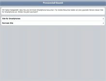 Tablet Screenshot of pensionsstall-baumli.ch